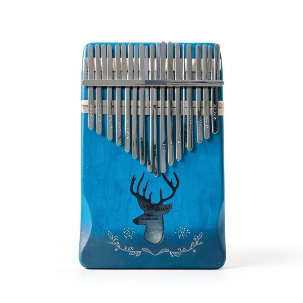 Harewu 17 Keys Thumb Piano Musical Instrument-5