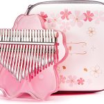 Fiunkes Handmade Kalimba Instrument Pink-0