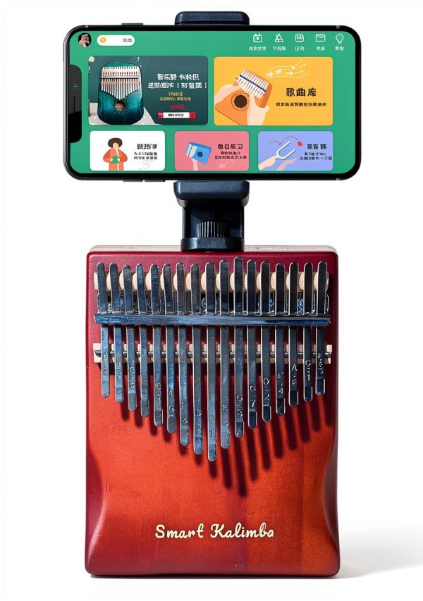 Claret Red Thumb Piano JOOLEER Musical Instruments-3