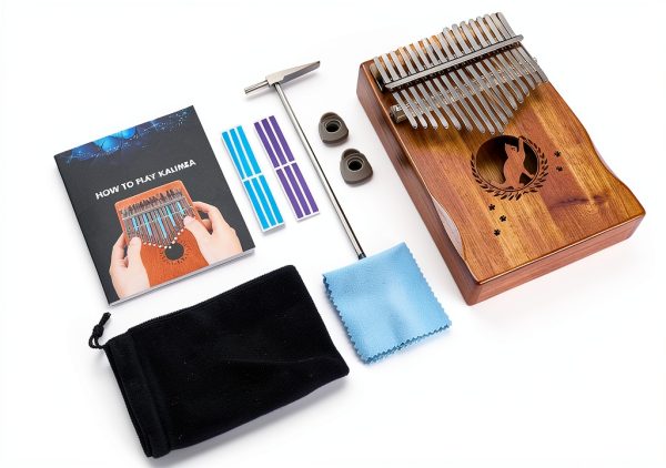 LEKATO 17 Keys Wooden Kalimba Thumb Piano-5