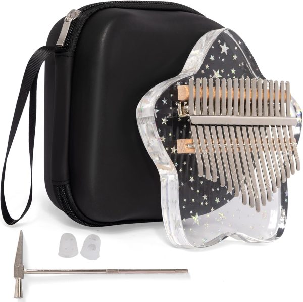 LUCKIPLUS 17 Key Kalimba Thumb Piano-0
