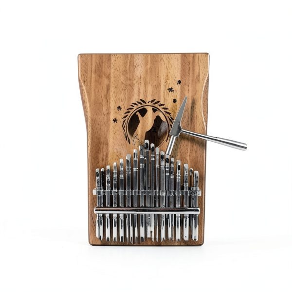 LEKATO 17 Keys Wooden Kalimba Thumb Piano-6
