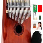MELHA 17 Keys Thumb Piano Alloy Steel Musical Instrument-0