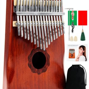 MELHA 17 Keys Thumb Piano Alloy Steel Musical Instrument-0