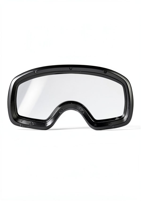 Adult Snow Goggles Black Frame-silver Lens-2