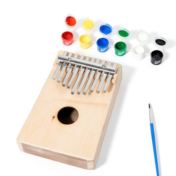 Milisten DIY Kalimba Kit Acrylic Metal-7
