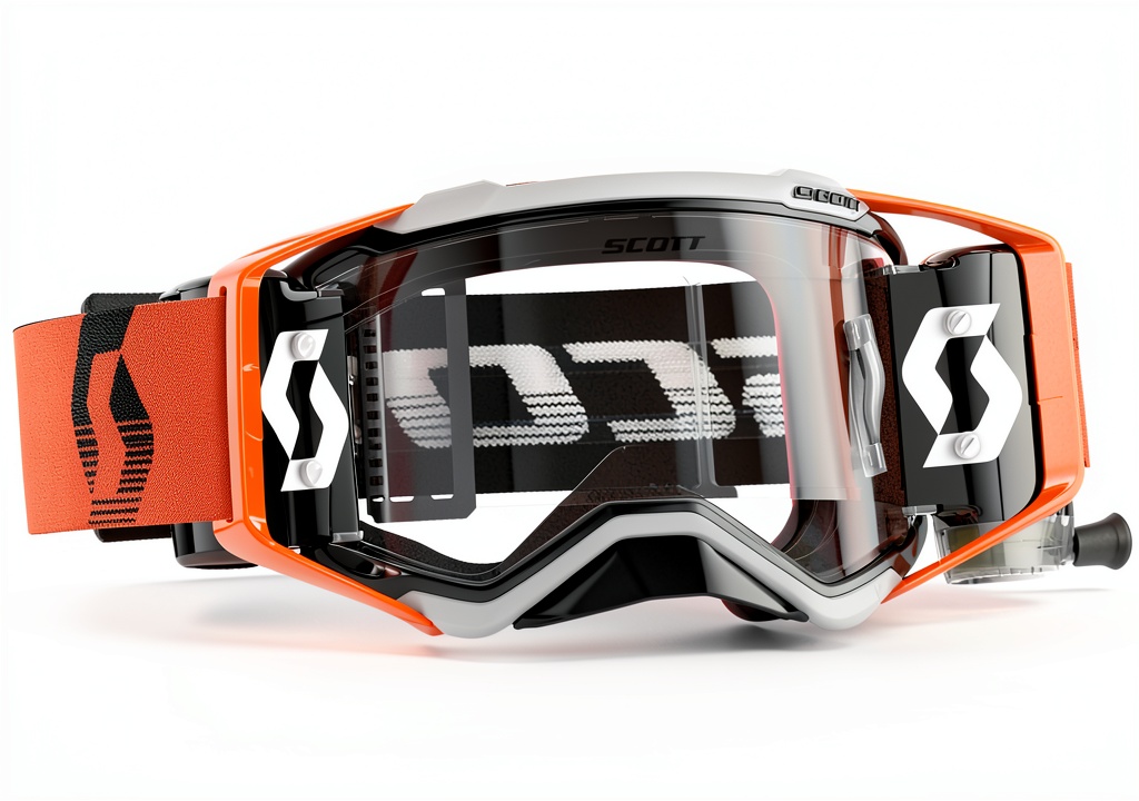 Pavo Snowmobile Goggles on a snowmobile