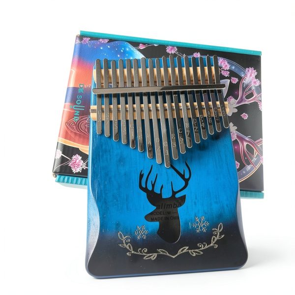 Harewu 17 Keys Thumb Piano Musical Instrument-3