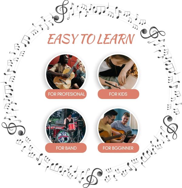 eBoot 8 Keys Mini Piano Set Wood-5