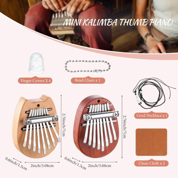 eBoot 8 Keys Mini Piano Set Wood-1