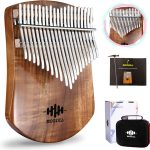 Moozica 21-Key Thumb Piano Wood-0