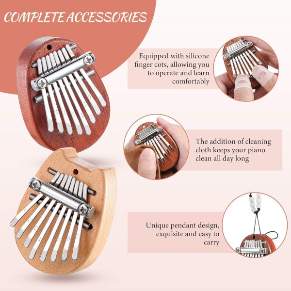 eBoot 8 Keys Mini Piano Set Wood-3