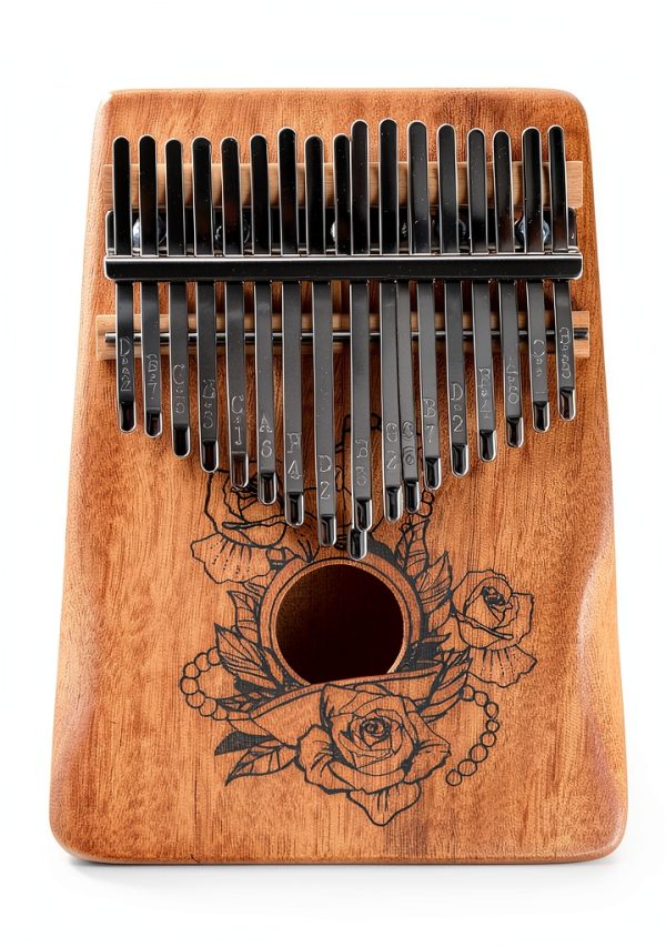 Rrayia Mahogany Thumb Piano Musical Instrument-1