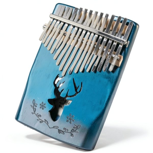 Harewu 17 Keys Thumb Piano Musical Instrument-4