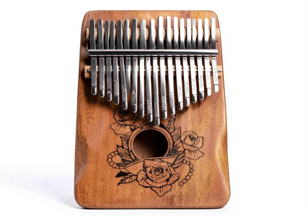 Rrayia Mahogany Thumb Piano Musical Instrument-0