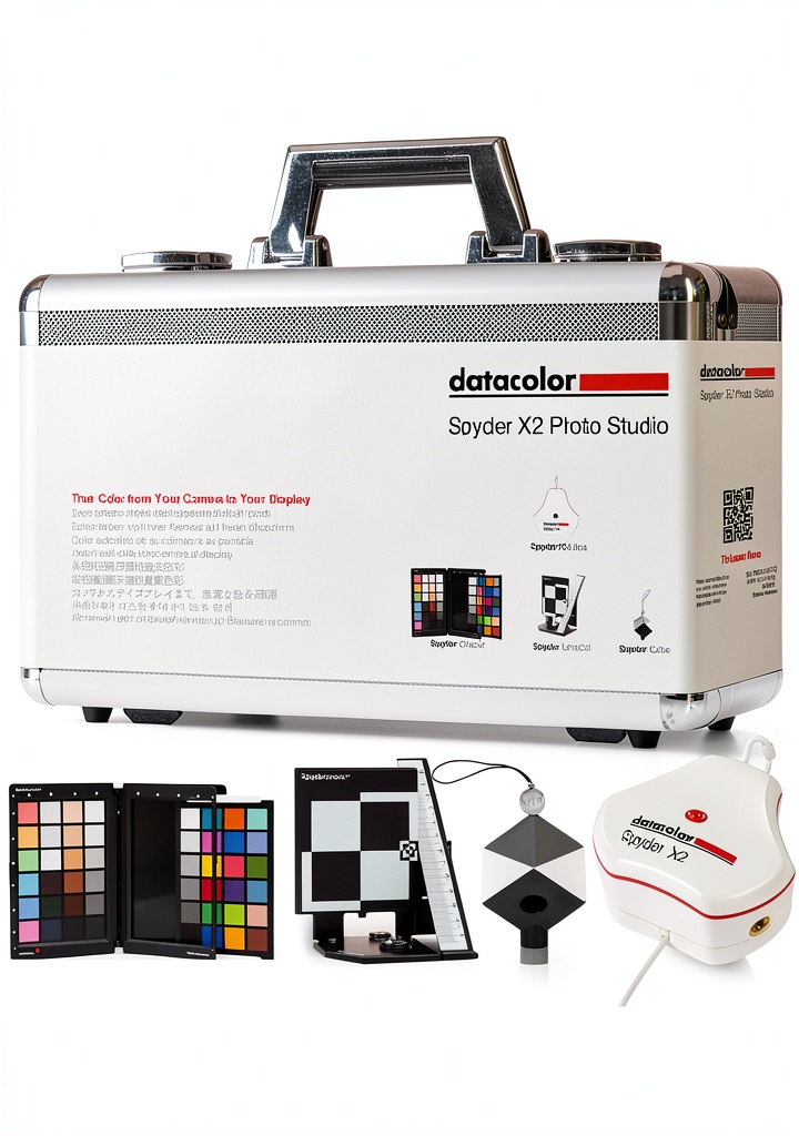 Datacolor Spyder X2 kit being used in a photography studio