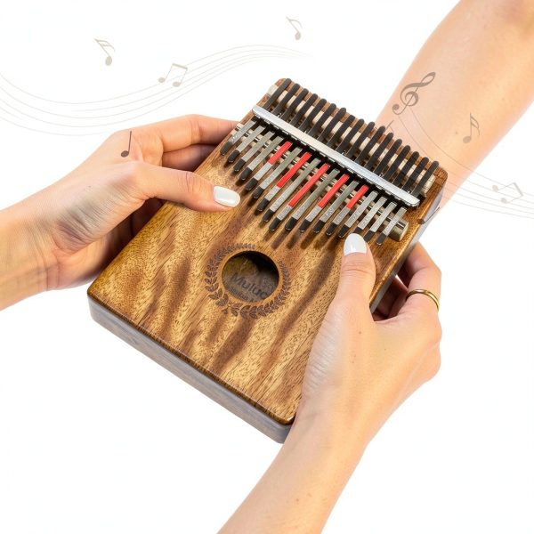 Mulucky Mahogany Wood Kalimba Musical Instrument-4