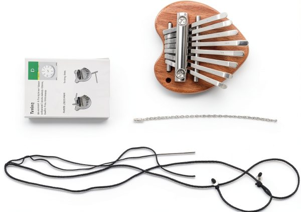 Tj Music 8-Key Kalimba Wood Thumb Piano-8