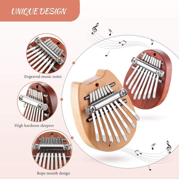 eBoot 8 Keys Mini Piano Set Wood-2