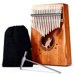 LEKATO 17 Keys Wooden Kalimba Thumb Piano-0