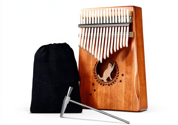 LEKATO 17 Keys Wooden Kalimba Thumb Piano-0