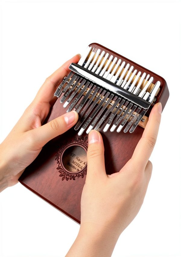 Everina Mahogany Wood Thumb Piano Musical Instrument-1