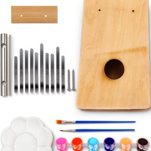 Milisten DIY Kalimba Kit Acrylic Metal-0