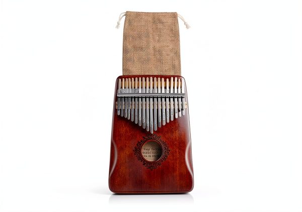Everina Mahogany Wood Thumb Piano Musical Instrument-2