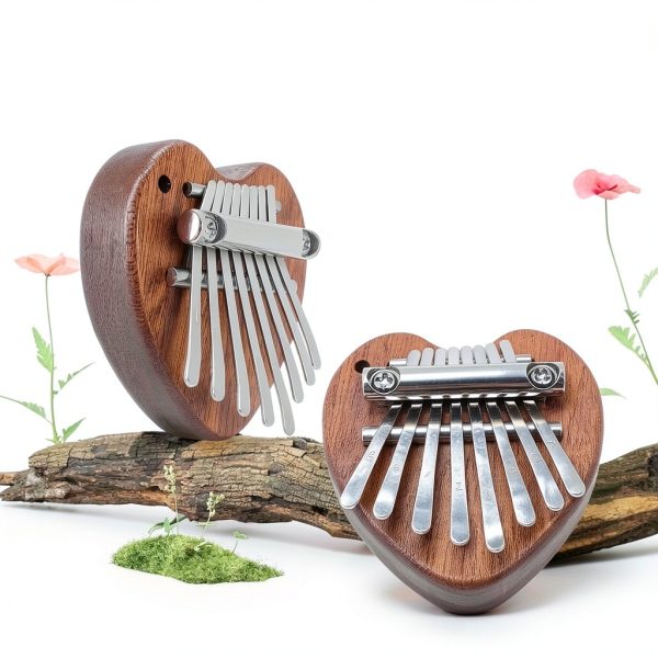 Tj Music 8-Key Kalimba Wood Thumb Piano-7