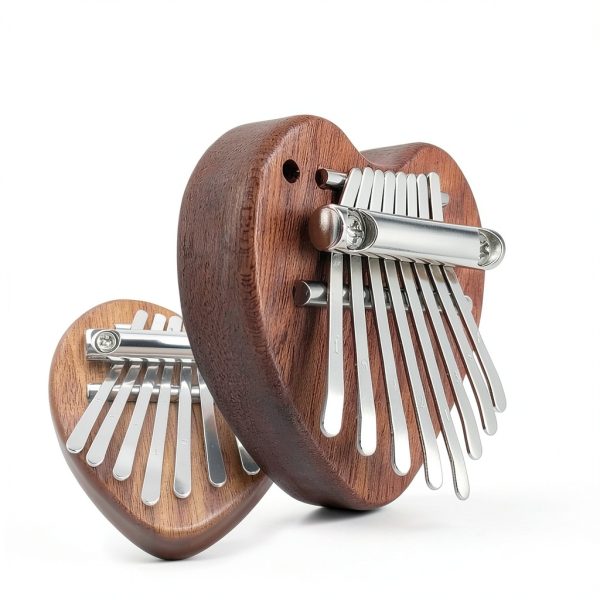 Tj Music 8-Key Kalimba Wood Thumb Piano-1