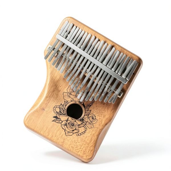 Rrayia Mahogany Thumb Piano Musical Instrument-6