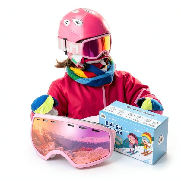 Kids Snowboarding Goggles Pavo TPU UV Frame-5
