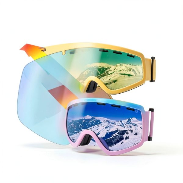 Kids Snowboarding Goggles Pavo TPU UV Frame-1