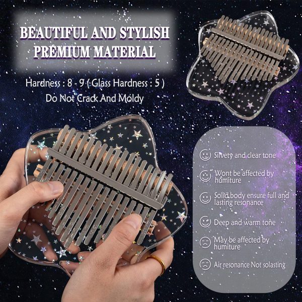 LUCKIPLUS 17 Key Kalimba Thumb Piano-1