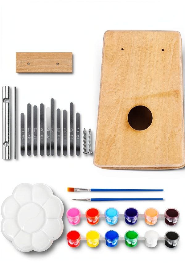 Milisten DIY Kalimba Kit Acrylic Metal-1