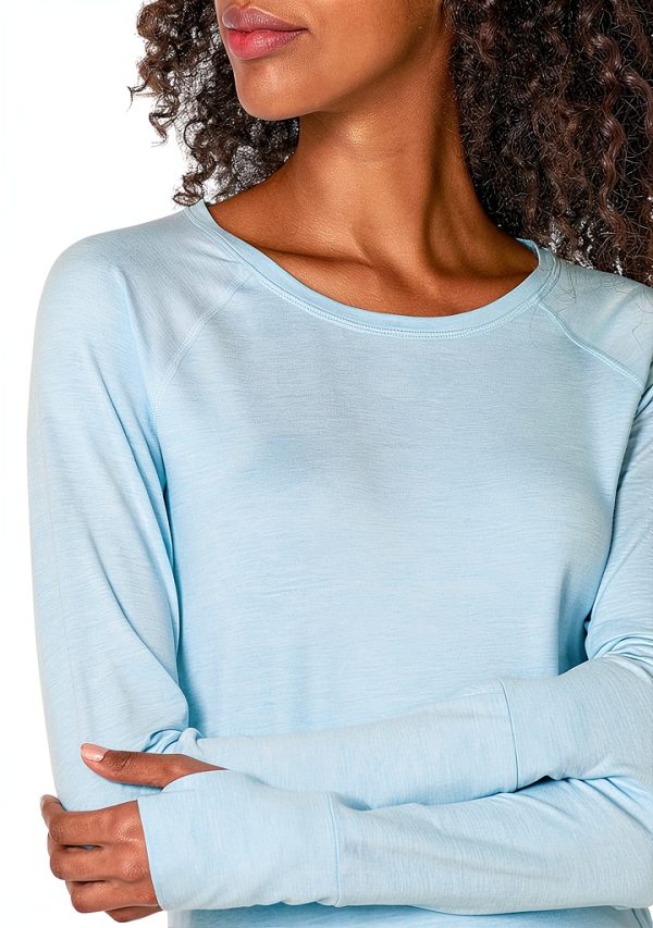 Amazon Essentials Women's Long Sleeve Workout Top-3