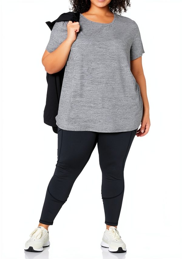Amazon Essentials Women's Active Tee Tech Stretch-2