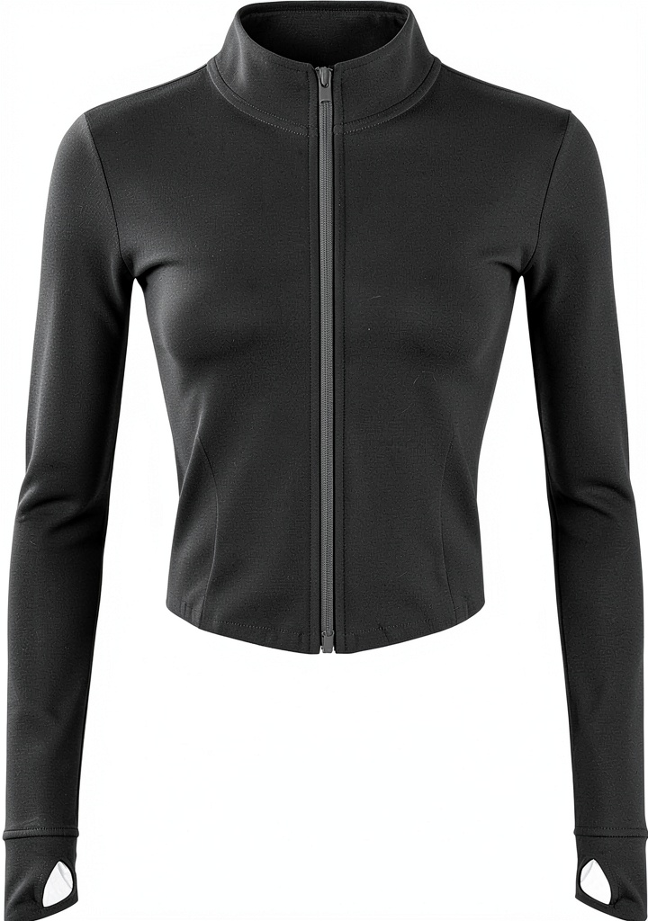 Woman wearing Gihuo athletic jacket during a workout