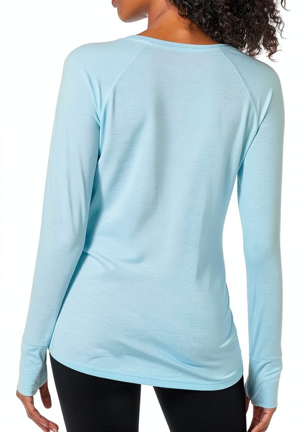 Amazon Essentials Women's Long Sleeve Workout Top-2