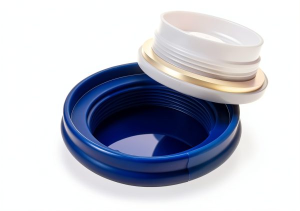 GREIF 15 Gallon Blue Food‑Grade Plastic Storage Drum with Carry Handle-2