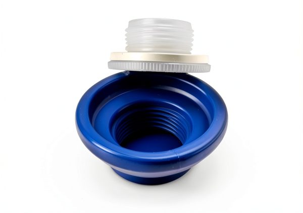 GREIF 15 Gallon Blue Food‑Grade Plastic Storage Drum with Carry Handle-4