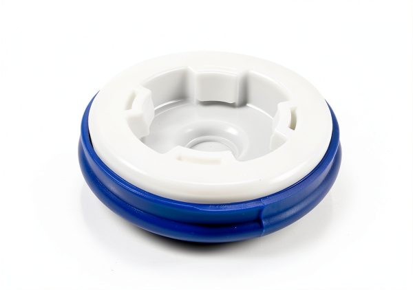 GREIF 15 Gallon Blue Food‑Grade Plastic Storage Drum with Carry Handle-1
